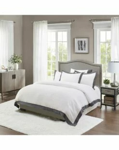 Melange Home Linen 3pc Duvet Set Duvet Inserts & Duvets