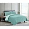 Melange Home Classic Velvet Diamond 3pc Quilt Set Comforters & Quilts