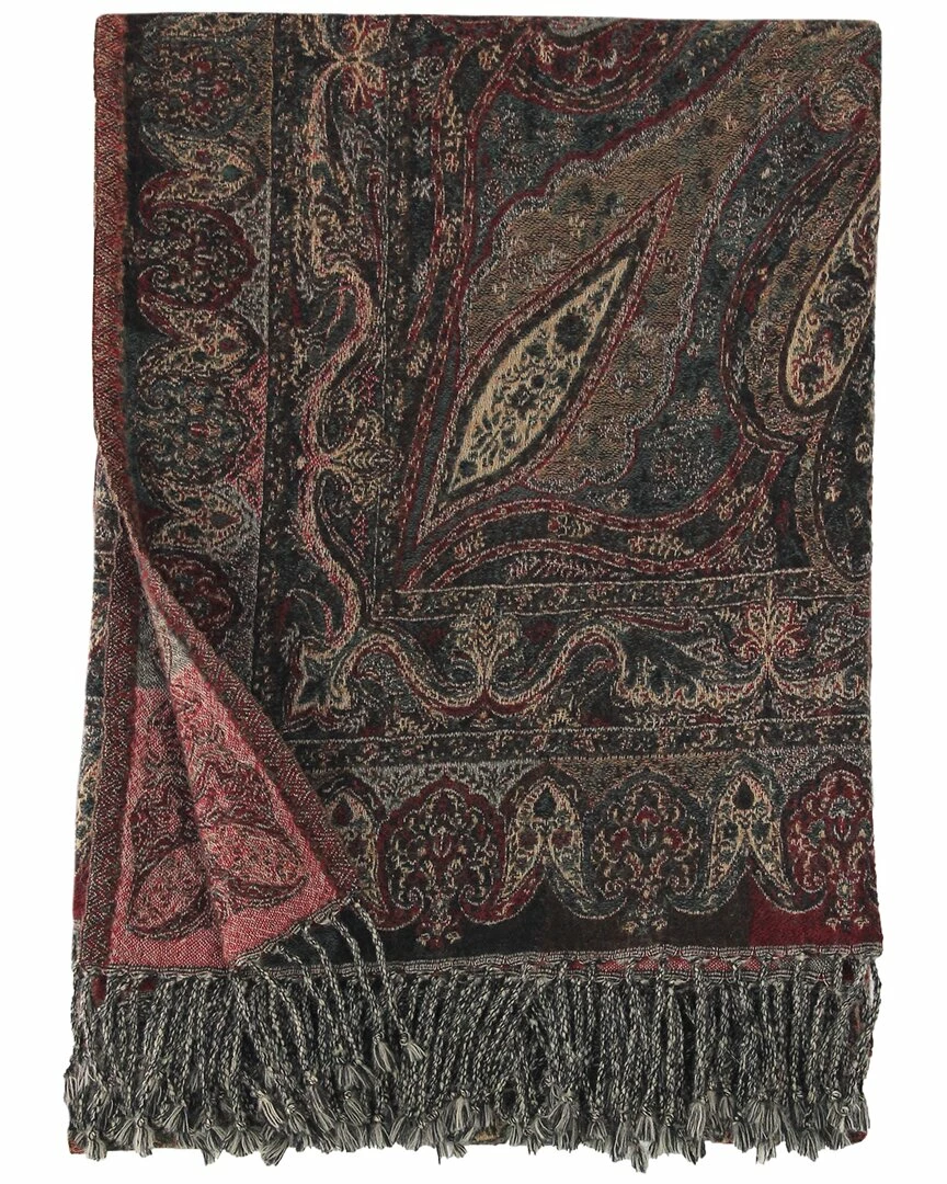 Melange Home Verona Paisely Wool Throw Blankets & Throws