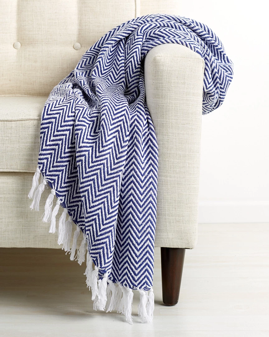 Melange Home Herringbone Throw Blankets & Throws