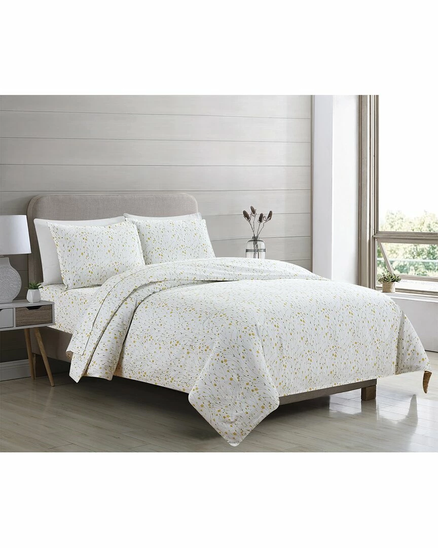 Melange Home T400 Buttercup Duvet Set Duvet Inserts & Duvets Yellow - Image 4