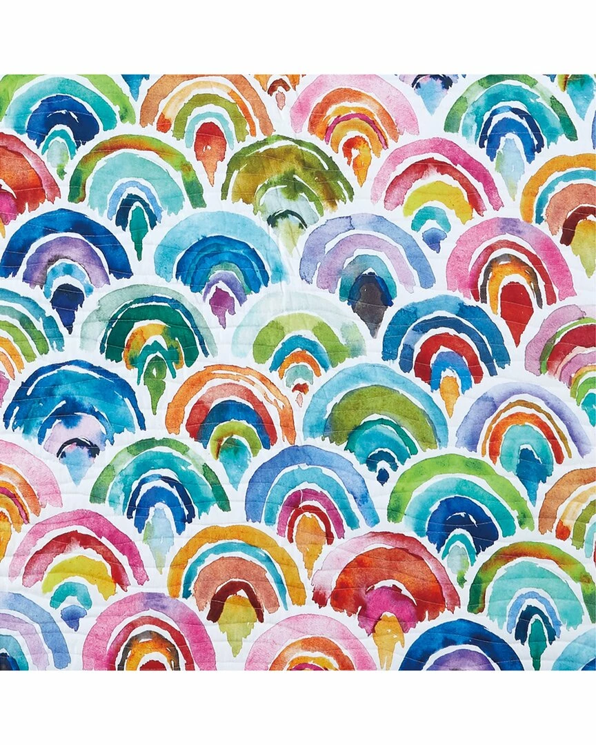 Melange Barbarian Strangebow Scallop Quilt Set Home Comforters & Quilts - Image 2