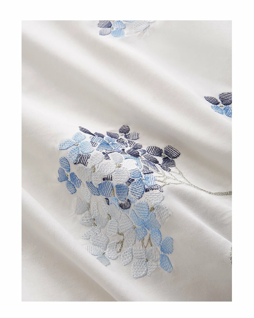 Melange Hydrangea Embroidered Duvet Set Home Duvet Inserts & Duvets - Image 3