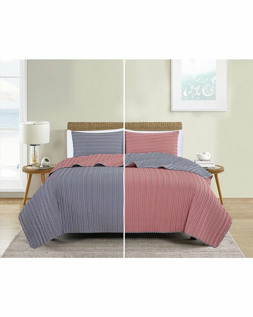 Melange American Stripe Reversible Quilt Set Home Comforters & Quilts - Image 2
