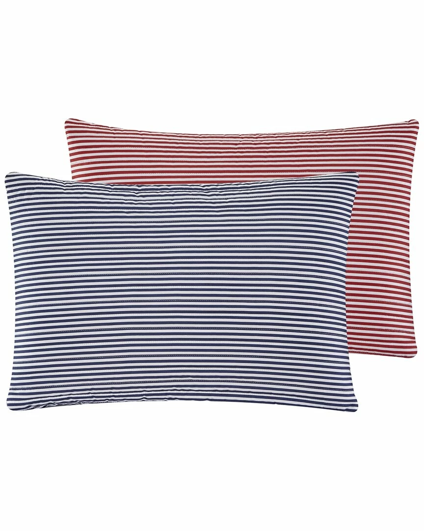 Melange American Stripe Reversible Quilt Set Home Comforters & Quilts - Image 5