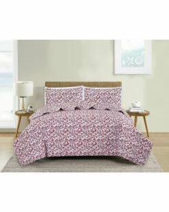 Melange Vintage Floral Quilt Set Home Comforters & Quilts