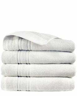Melange 100% Turkish Cotton 4pc Hand Towel Set Home Bath Towels