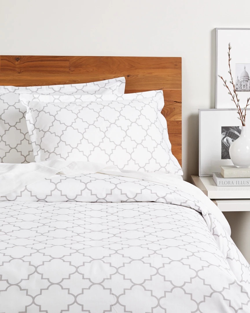 Melange Home Lattice Duvet Set Duvet Inserts & Duvets