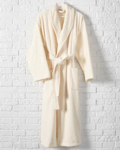 Melange Home Turkish Cotton Bathrobe Robes & Slippers