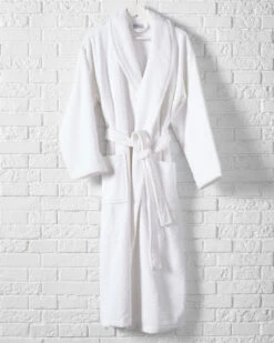 Melange Home Turkish Cotton Bathrobe Robes & Slippers