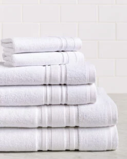 Melange Home 6pc Turkish Cotton Towel Set Bath Towels