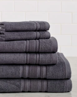 Melange Home 6pc Turkish Cotton Towel Set Bath Towels