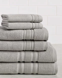 Melange Home 6pc Turkish Cotton Towel Set Bath Towels