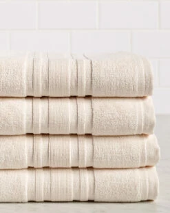 Melange Home 4pc Turkish Cotton Towel Set Bath Towels