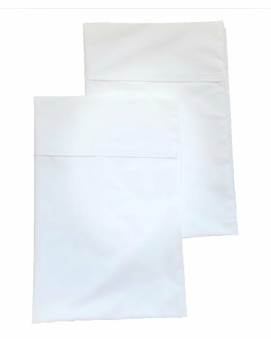 Melange Home 300 Thread Count Egyptian Percale Single Pleat Pillowcase Pillowcases & Shams