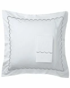 Melange Home T600 Rope Embroidered Sham Set Pillowcases & Shams