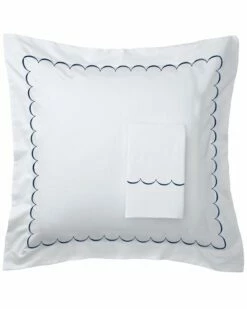 Melange Home T600 Rope Embroidered Sham Set Pillowcases & Shams