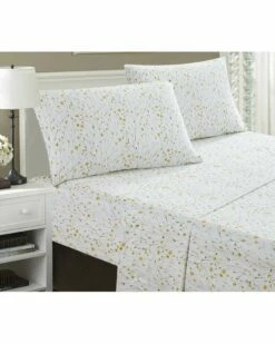 Melange Home T400 Hemstitch Buttercup Sheet Set Sheets Yellow