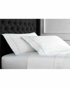 Melange Home T600 Scallop Embroidered Sheet Set Sheets