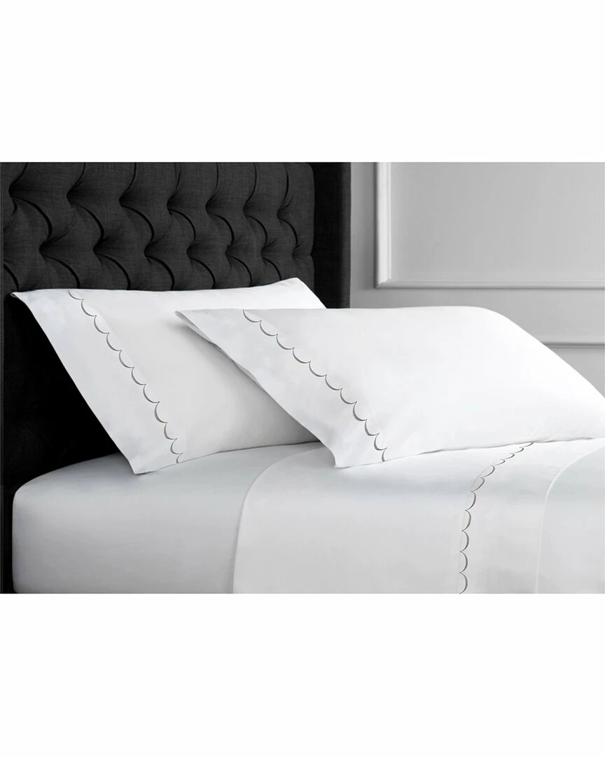 Melange Home T600 Scallop Embroidered Sheet Set Sheets