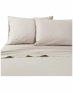 Melange Home Linen Pillowcase Pr Self Hem Pillowcases & Shams