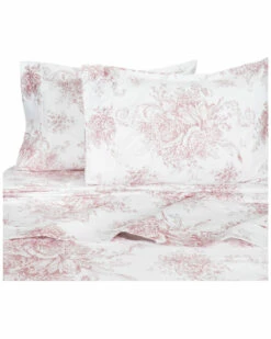 Melange 400TC Cotton Toile Sheet Set Home Sheets