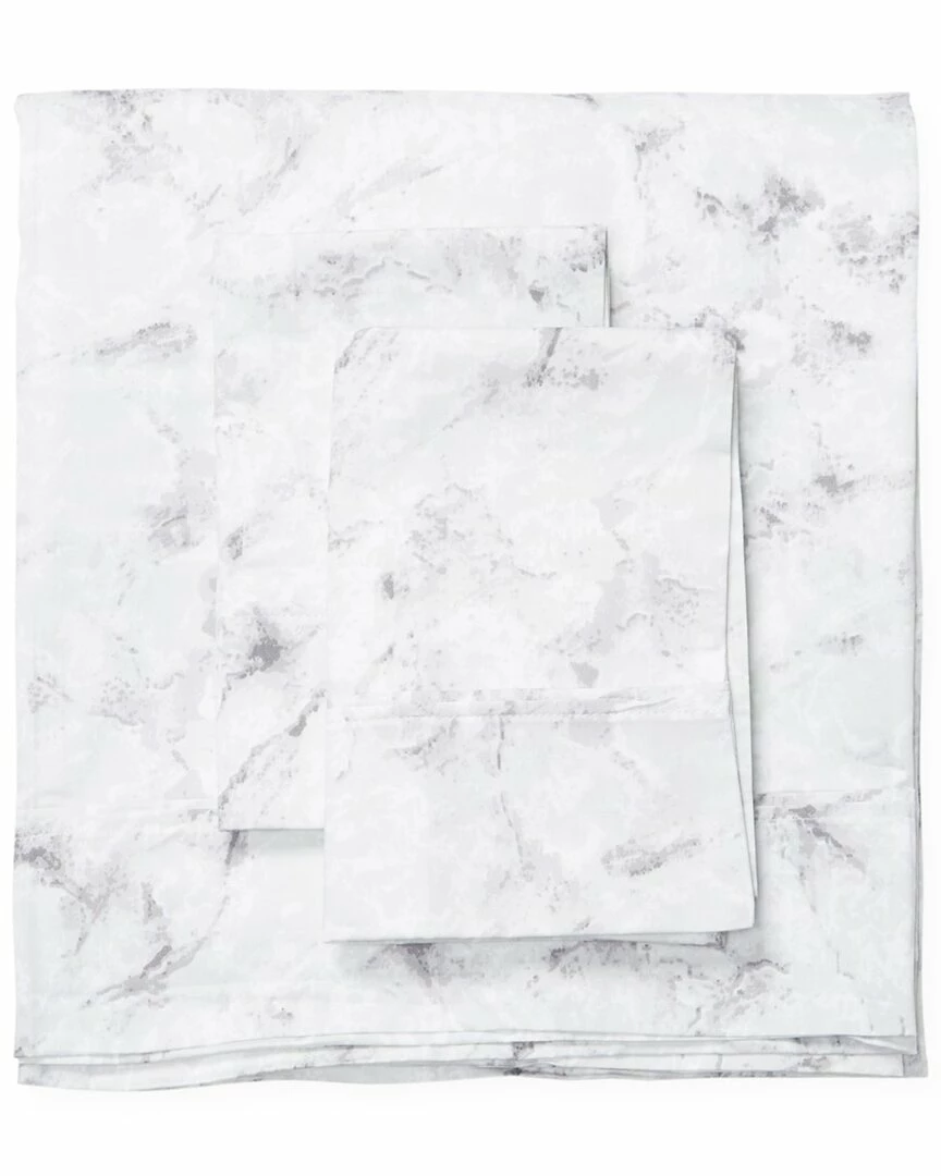 Melange Marble 400TC Sheet Set Home Sheets - Image 4