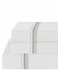 Melange Winsley Embroidered Sheet Set Home Sheets