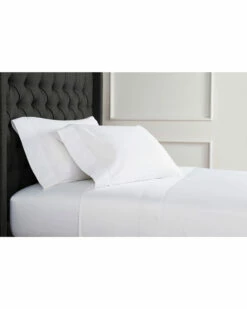 Melange Hemstitch Open Flat Sheet Home Sheets