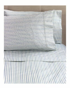 Melange Bamboo Stripe Sheet Set Home Sheets