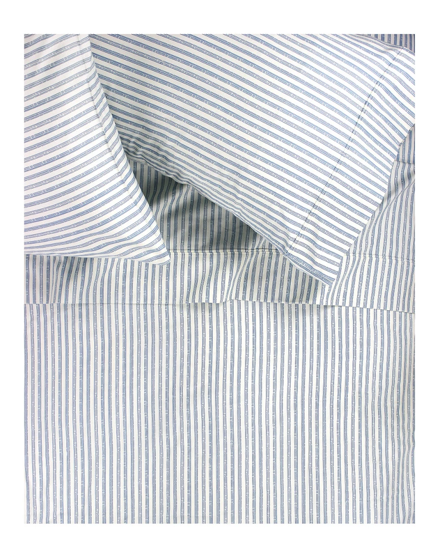 Melange Bamboo Stripe Sheet Set Home Sheets - Image 2