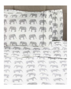 Melange Elephants 400TC Sheet Set Home Sheets