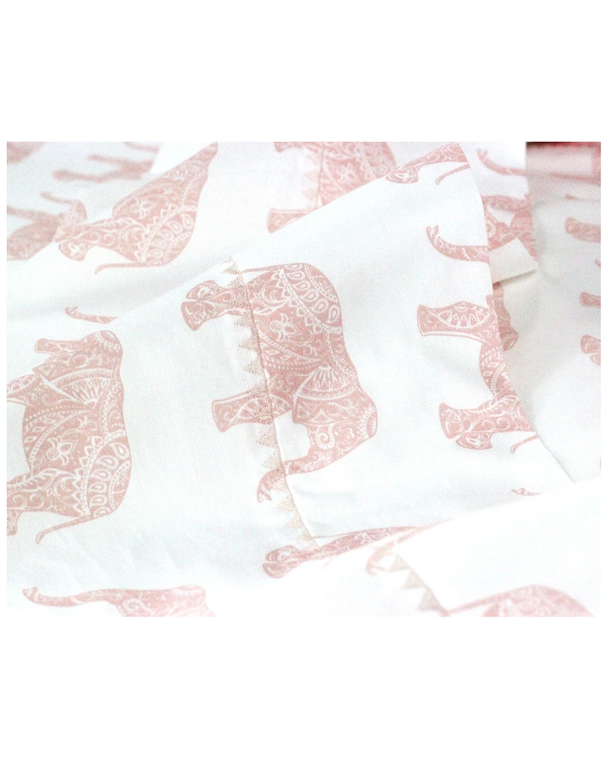 Melange Elephants 400TC Sheet Set Home Sheets - Image 2