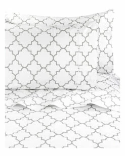 Melange Lattice 400TC Sheet Set Home Sheets