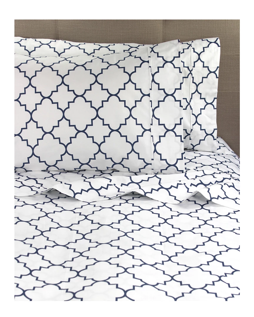 Melange 400TC Lattice Sheet Set Home Sheets