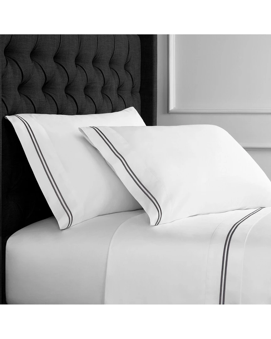 Melange 600TC Embroidered Sheet Set Home Sheets