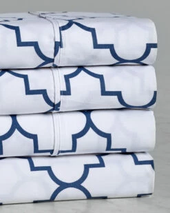 Melange Home 400TC Lattice Sheet Set Sheets