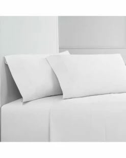 Melange Home 300TC Egyptian Percale Single Pleat Sheet Set Sheets